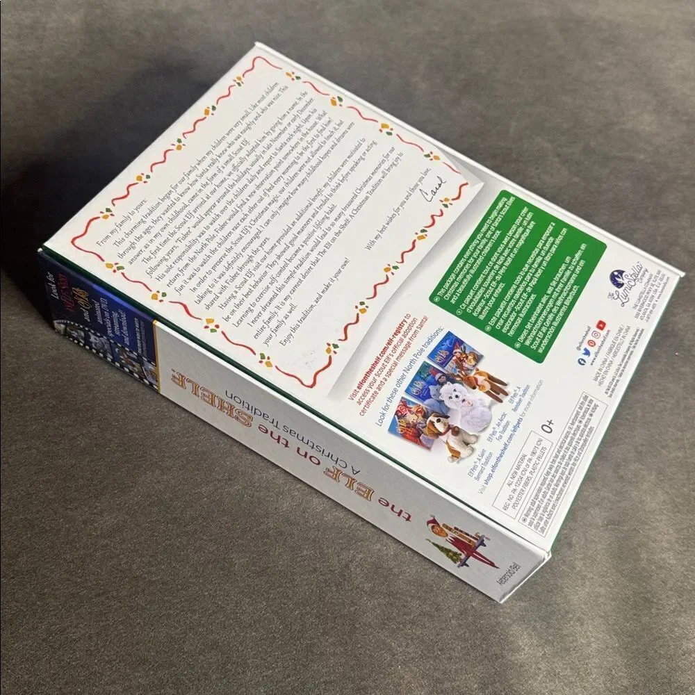 The Elf on the Shelf Christmas Tradition Book Set Brown Eyed Boy NEW